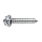 10 X 1 1/2 SLOTTED HEX WASHER HEAD TAP SCREW ZINC