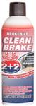 2+2 Non-Chlor. Brake Cleaner,Aerosol, 14 oz., 46 S