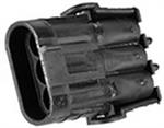 3-CAVITY CONNECTOR SHELL FOR MALE TERMINAL