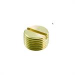 BRASS SLOTTED PLUG 1/8 PIPE THREAD