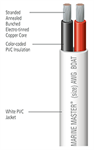 Deka 10/2ga Marine Cable black/white 100'