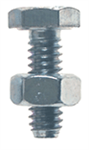 Deka L&G Battery Bolt w/Nut 2ea