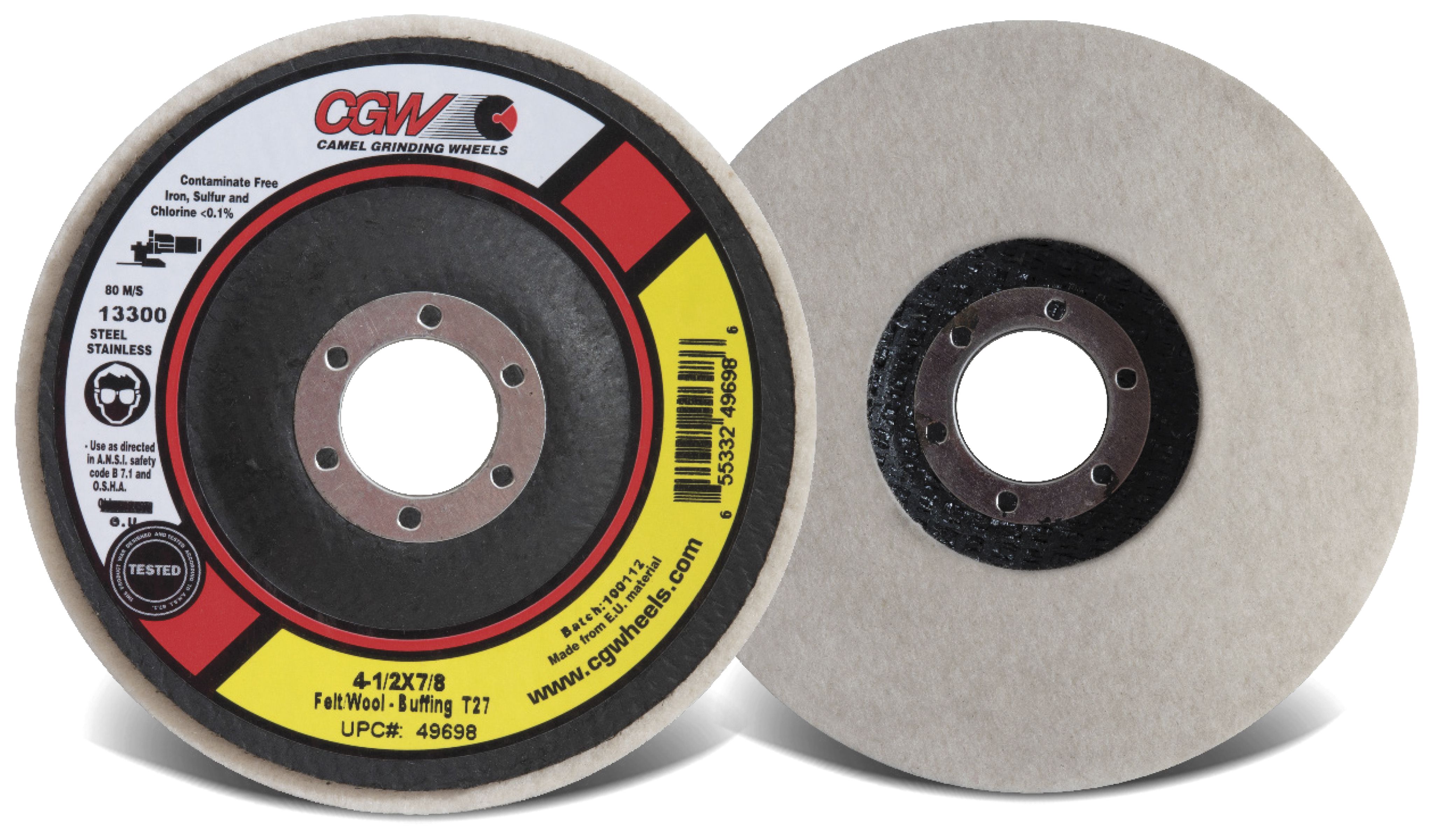 Felt/Wool Discs - Buffing
