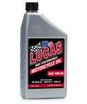 Lucas SAE 10W-40 Motorcycle Oil Quart