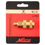 Milton V Style Hi-Flo 1/4^ Coupler male