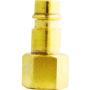 Milton V Style Hi-Flo 1/4^ Female Plug 2pc/use steel sub