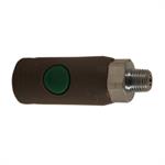 Milton t-style Safety Coupler 1/4^ npt male