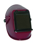 Red Large View Lift Front Shade # 10 Helmet