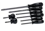Screwdriver Set 8 Piece Black