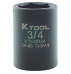 Socket 1/2 Dr Short Imp  3/4