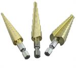 Step Drill Bit 3-Piece Set