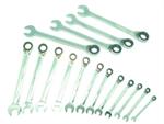 Wrench Set Met Rat Rev 16pc 8-24mm