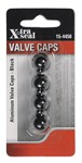 Xtra Seal Sport Valve Caps black 4pc