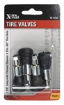 Xtra Seal TR413 Tire Valves w/chrome sleeve 2pc