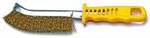 Yellow Handled Brass Scratch Brush