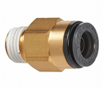 Straight Male Connector 3/8^ Tube X 1/4^ NPT (2)