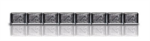Hoffman M/C Stick-On Weights 5gx8pc 50pc chrome