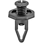 Honda Black Nylon Push-Typre Retainers 10pc.