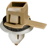 Lexus Brown & White Nylon Moulding Clips 10pc.