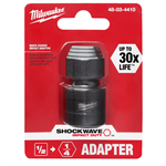 Shockwave 1/2^ Square, 1/4^ Hex Adapter