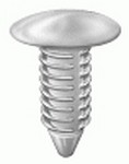 White Nylon Trim Panel Retainers 25pc.