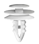 Ford White Nylon Retainers 50pc.