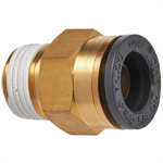 Straight Male Connector 5/8^ Tube X 1/2^ NPT (2)