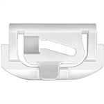 White Nylon Windshield Moulding Clips 100pc.