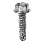 HEX WASHER HD TEKS T.S. #14 X 1 ZINC