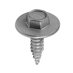 HEX WASHER HEAD TAP SCREW #14 X 7/8 ZINC