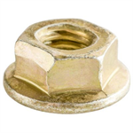 HEX FLANGE LOCKNUT M6-1.0 THREAD 14MM FLANGE