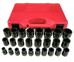 Socket Impact Set Met 1/2 DR 2