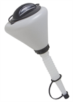 Lisle Plastic Funnel W/Lid & Flex Spout Cap