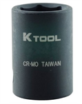 Socket 1/2 Dr Short Imp 19MM