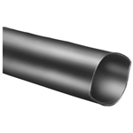 1^ Black Thin Wall H/s Tubing 6^ 10pc.