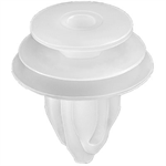 White Nylon Trim Retainers 25pc.