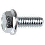 AV M6-1.0x16mm Hex Flange License Plate Screw Zinc