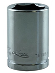 Socket Short Met 3/8 Dr 17MM