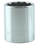 Socket Short 3/8 Dr 12 Pt 19MM