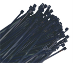 Nylon Ties 14in Black-100 pk