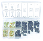 U-Clip and Screw Asst 170 Pc