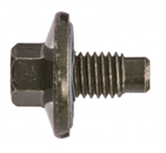 M12-1.75 Pilot Point w/ Inset Gasket Oil Drain Plug (5)