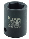 Socket 1/2 Dr Short Imp 20MM