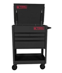 Tool Cart Locking Drawer, Black