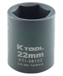 Socket Impact Met 1/2 Dr 22MM