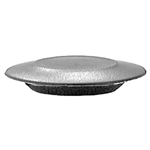 1^ Black Poly Flush Sheet Metal Plugs 100pc.