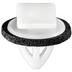 White Nylon Moulding Clips w/Sealer 15pc.