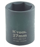 Socket Impact Met 1/2 Dr 27MM
