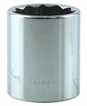 Socket Short 3/8 Dr 12 Pt 17MM