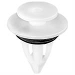 White Nylon Retainers w/Sealer 25pc